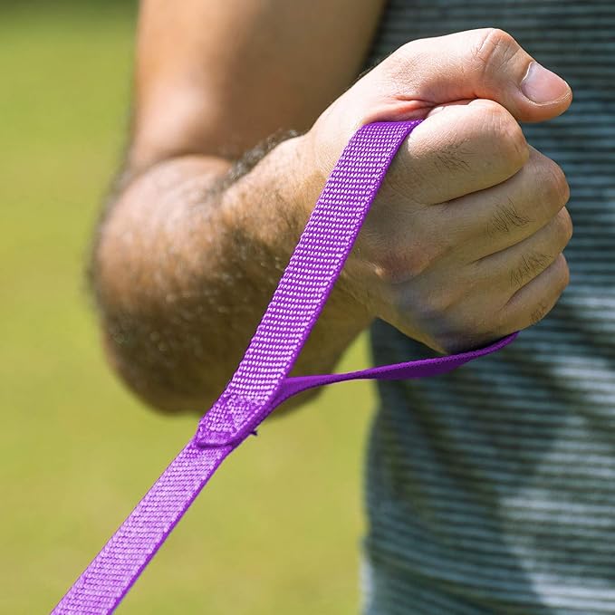 Hi Kiss Dog/Puppy Obedience Recall Training Agility Lead - 15ft 20ft 30ft 50ft 100ft Training Leash - Great for Training, Play, Camping, or Backyard Purple 30 Feet