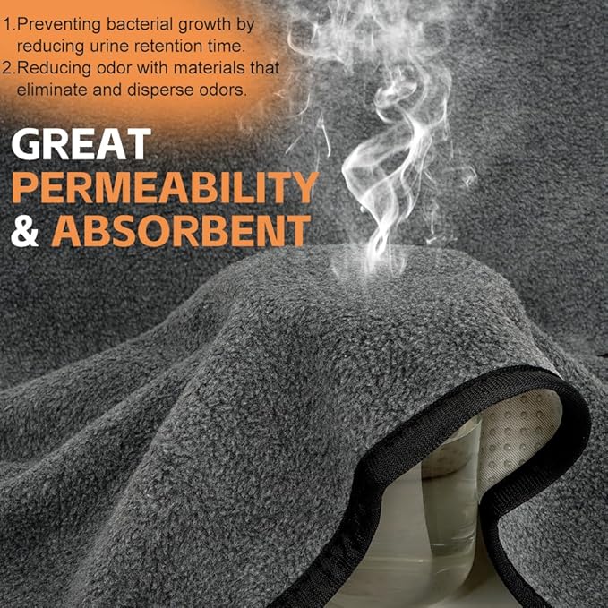 Washable Pee Pads for Dogs 2 Pack Reusable Puppy Pads Waterproof Pet Training Pads, Non-Slip Dog Mats Fast Absorbent Whelping Pads for Playpen, Potty, Crate, Bed, 32" x 35"