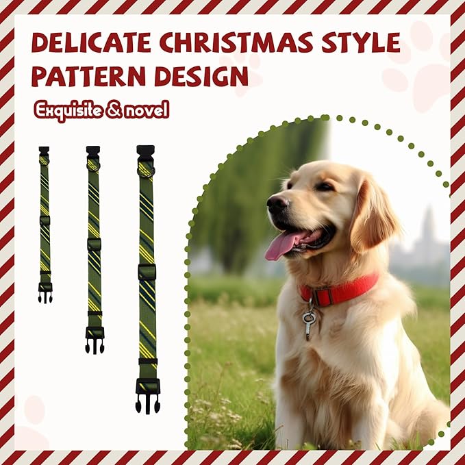 Green Yellow Dog Collar and Leash Set for Large Dog, Breathable, Anti-Odor & Soft, Comfortable for Sensitive Skin Puppies, 90% Bamboo Rayon, Adjustable Quick-Release Buckle Pet Collar for Large Breed