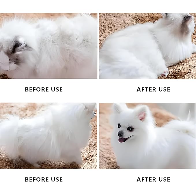 Professional Slicker Brush for Dogs | Gentle & Effective Grooming Brush for Removing Tangles, Mats & Loose Fur | Ideal for Long & Short Haired Dogs with Comfortable Grip.