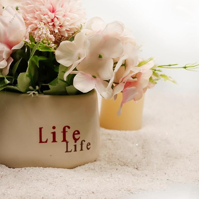 Silica Gravel, Multi-Purpose Mini White Silica Sand for Fire Pits, Aquariums and Landscaping, 11LB