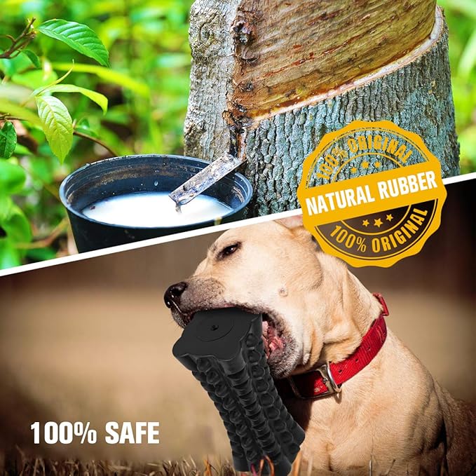 VANFINE Indestructible Squeaky Dog Toy – Tough Rubber Chew Toy for Aggressive Large Dogs, Durable and Safe for Interactive Play