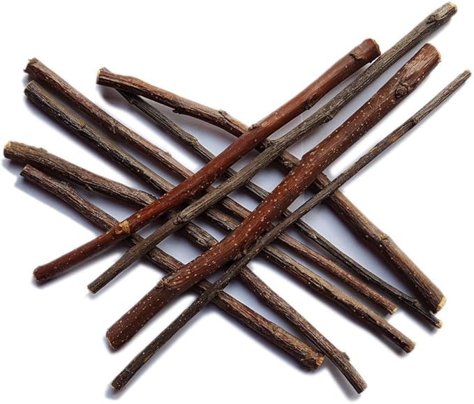 sharllen 200g (7.05oz) Natural Apple Sticks Wood Tree Branches Pet Snacks Chew Toys for Rabbit Hamsters Guinea Pig Chinchillas Squirrel and Other Small Animals