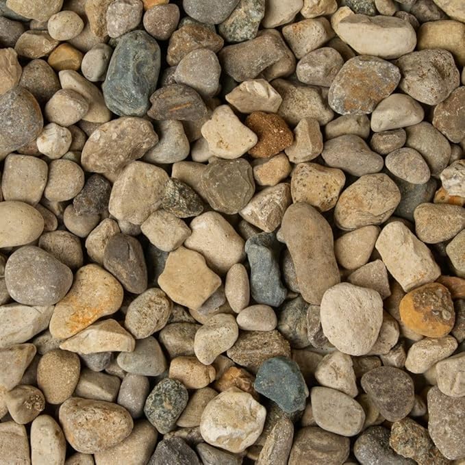32 oz Jug Multicolor Gray Small River Rock, ½-1½ inch Size, for Indoor Outdoor Decor, vase Filler, Candles, Art, Crafts, Aquariums, Fairy Gardens, planters, tablescapes, terrariums