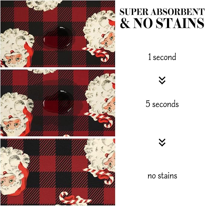 Dog Cat Food Mats for Floors, Absorbent Dog Bowl Mats for Food and Water, Quick Dry Pet Food Mat Non-Slip Dog Accessories Pet Supplies