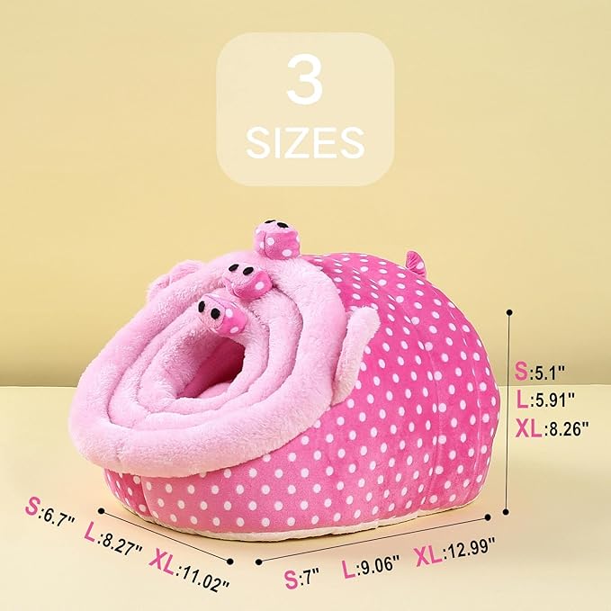 JanYoo Chinchilla House Ferret Bed Accessories Tunnel Pouch for Hedgehog Supplies