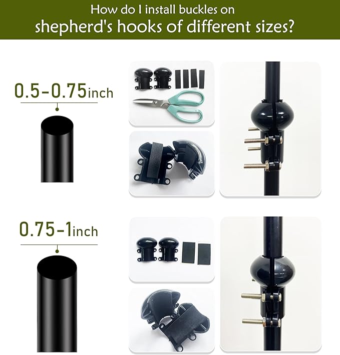 19 Inch Extra Large Squirrel Baffle, Squirrel Proof Bird Feeders,Rodents Cage Accessories of Bird Houses, Squirrels Buster Bird Feeders(Black 2 Pack