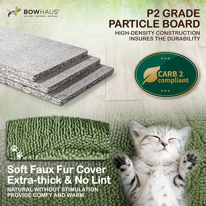 CAPHAUS Cactus Cat Tower for Indoor Cats, Cute 37-Inch Small Cactus Cat Tree w/Widened Perch for Large Cats & Kittens, Multi-Level Cat Activity Tree w/Scratching Posts & Ramp, 2-Door Cat Cave Condo