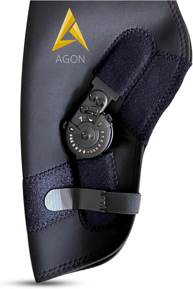 AGON Dog Elbow Brace for Elbow Support – Adjustable Hinge Stabilizer Dog Elbow Protector – Neoprene Elbow Support Brace with Hook and Loop Closure – Ideal for Dysplasia, Dislocation, Osteoarthritis