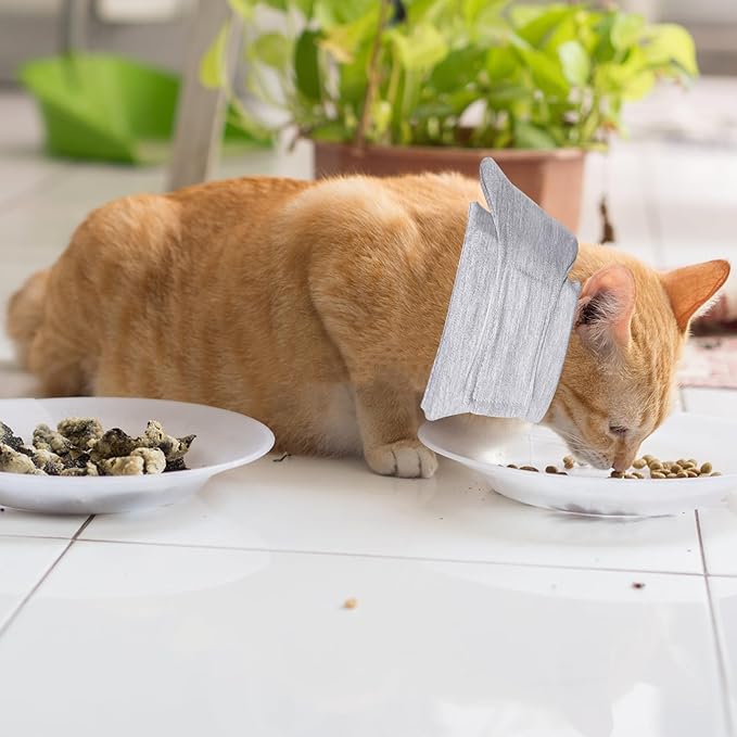 Cat Neck Brace, Adjustable Breathable Elizabethan Collar for Pet After Surgery Recovery Cat Neck Cervical Cone for Small Dogs Puppies Kittens with Neck Circumference 6.3-8.6 Inch (X-Small,Grey)