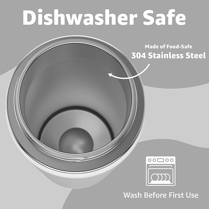 Chill Oasis Water Bottle | Compatible With Popular Flavor Cartridges | BPA Free, Leak Proof, Double-Walled Vacuum Insulated Stainless Steel, and Dishwasher Safe | Cold for 24 Hours (White, 12oz)