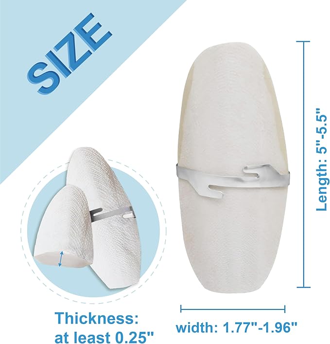 Jmxu's 5"-5.5" Bird Cuttlebone for Parakeets, Cuddle Bone with Metal Holder, Cuttlefish Bone for Sharp Beaks, Natural Birds Calcium for Parrots Cockatiels Budgie, 12Pcs