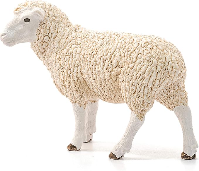 Schleich Farm World, Realistic Farm Animal Toys for Kids and Toddlers, Sheep Toy Figurine, Ages 3+