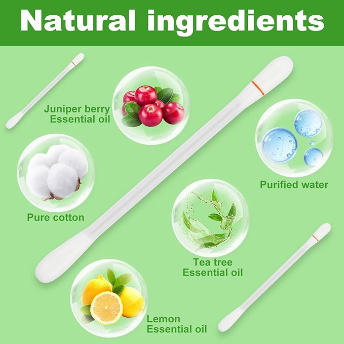 twoworld Pet Ear Swabs,2-in-1 Pet Ear Cleaning Liquid Swabs,Cat & Small Dog Ear Cleaner Swabs,Ear Cleaner Solution for Dogs and Cat for Daily Ear Cleaning Removes Wax, Dirt, & Odor (300)