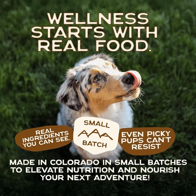 Smart Cookie Natural Dog Food Topper - Superfood - Salmon Dog Meal Mixer for All Ages - Food Topper for Picky Eaters and Boosting Nutrition - Non GMO, Made in The USA - 7 oz Bag (15 Day Supply)