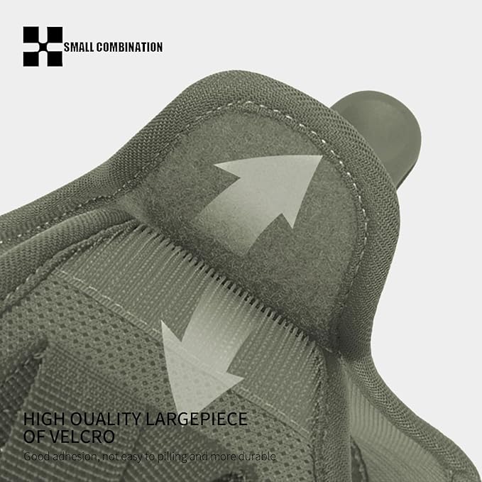 Adjustable Dog Harness with Leash, Reflective Mesh, No-Pull Design，Matching Lead Rope (Army Green, L)