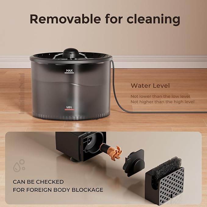 IMIPAW 5G WiFi Automatic Cat Feeder and Water Dispenser, Timed Dry Food Dispenser APP Remote Control, Programmable Portions, with Desiccant, Cat Fountains for Drinking with Filter, Small Pets (Combo)