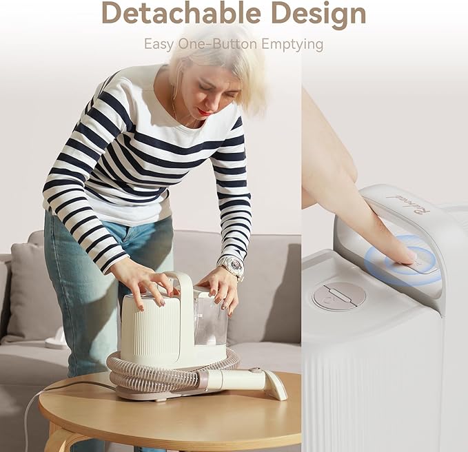 Redroad Dog Grooming Kit 16000Pa,Electric Clippers,Professional Pet Grooming Vacuum with 6 Pet Tools for for Dog and Cat, Vacuum Suction 99% Dog Cat Hair, P17