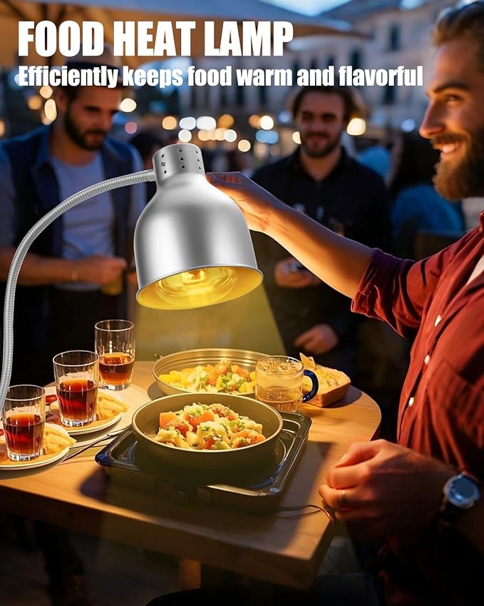 250W R40 Heat Lamp Bulbs, 8000 Hours Rated, Bathroom Shower Incandescent Light Bulb, Infrared Heating for Chickens, Reptiles, Pets, Food, E26 Base, 12 Pack