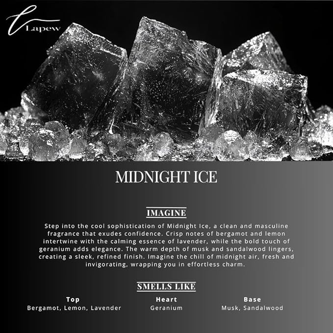Midnight Ice Carpet Freshener Powder 16 oz | Powerful Odor Eliminator for Home | Upholstery Deodorizer | Carpet Deodorizer | Pet Urine | Cat Litter Box | Black Ice Fragrance.