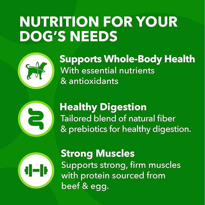 IAMS Proactive Health Adult Dry Dog Food Beef and Rice Recipe, 7 lb. Bag