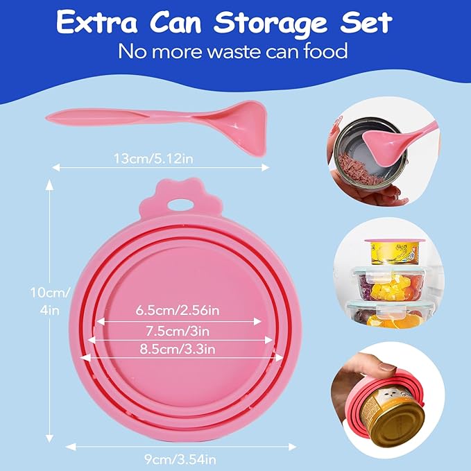 5-7lb Dog Food Storage Containers, Cat Food Container for 5-7 lbs, Dog food storage Airtight Storage with Measuring Cup, Can Lid and Can Scoop