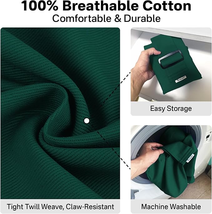 [Cozy Travel] Cat Carrier Pouch, Soft Cat Carrier for Small Cats, Kitten Carrying Bag, Restraint Bag for Nail Trimming, Vet Visits, Giving Meds, Car Travel -Dark Green