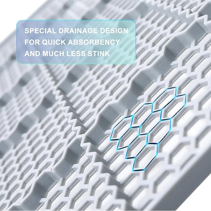 Dog Grass Pad with Tray Large 34’’×23’’, Dog Potty with Ultra-Absorbent Artificial Grass for Dogs with Hemmed Edge, Pee Pads for Dogs, Realistic, Odor Free, Litter Box for Balcony