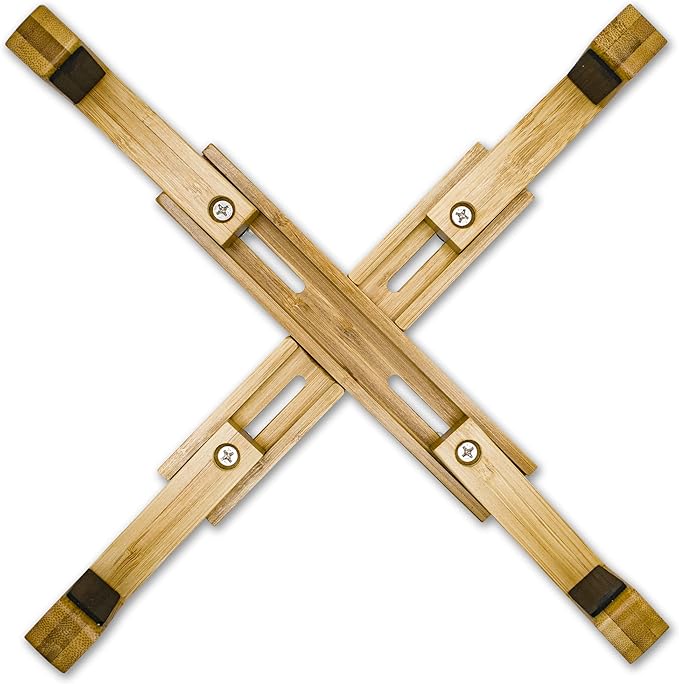 Elevated Dog Bowl Stand, Raised and Adjustable Platform Dog Stand for Small, Medium and Large Size Dogs, All Breeds and Fits Slow Feeder and Metal Bowl up to 8.5 to 12.5 Inch