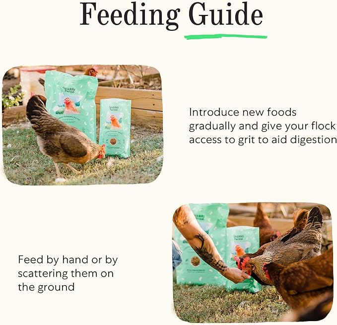Grubblies - Black Soldier Fly Larvae for Chickens - Chicken Treats Grown in The US and Canada - for Strong Eggshells and Healthy Feathers - Grubblies Hometown Harvest 5LB