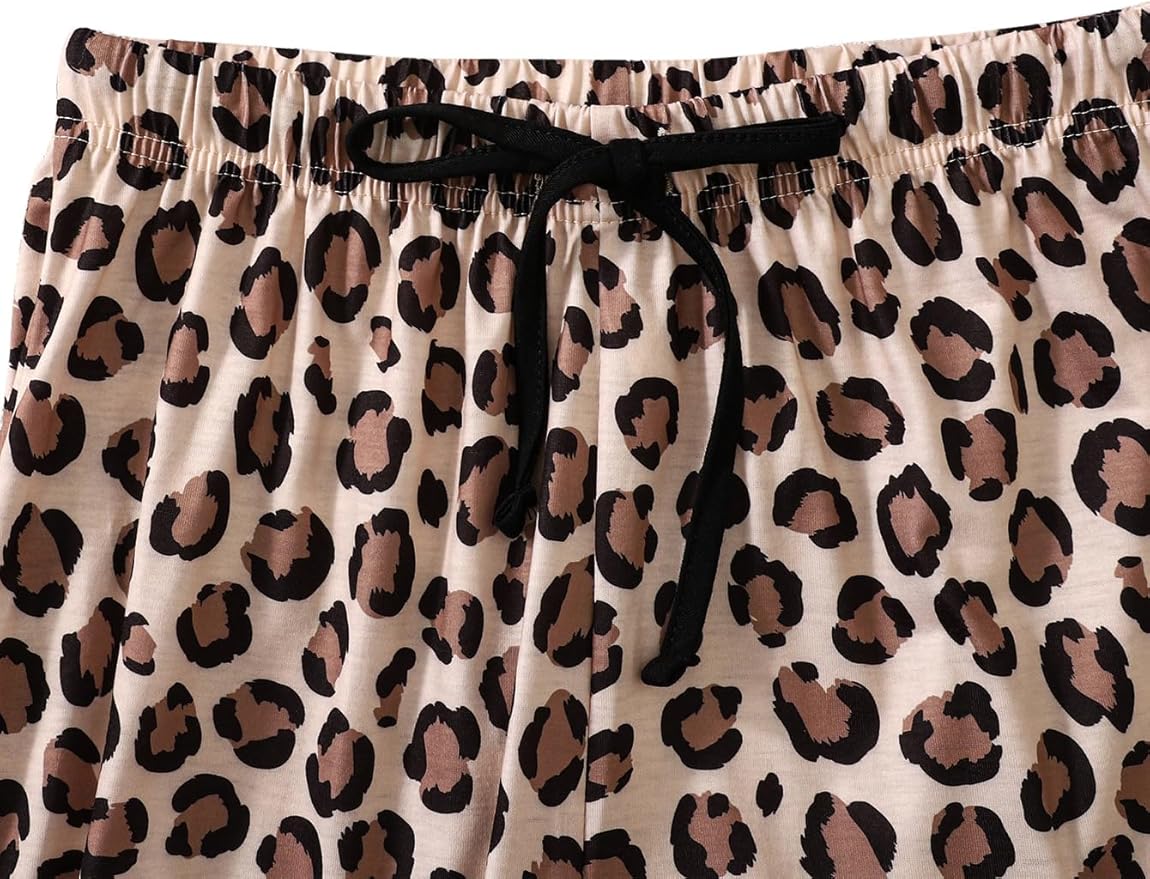 YIJIU Women's Sleepwear Long Sleeve Top and Pants Pajama Set Panda Print Nighty