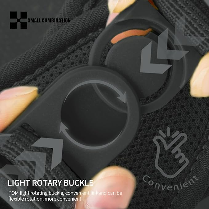 Adjustable Dog Harness with Leash, Reflective Mesh, No-Pull Design，Matching Lead Rope (Black, L)