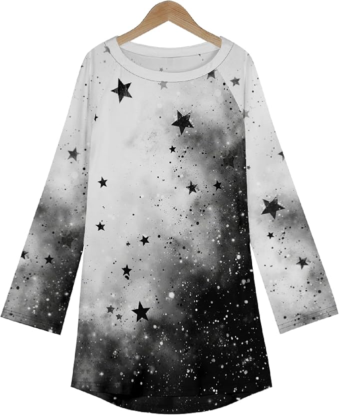 MARSVOVO Women Novelty Graphic Plus Size Sweater Crewneck Long Sleeve Cute Printed Loose Fit Casual Fall Sweaters Top