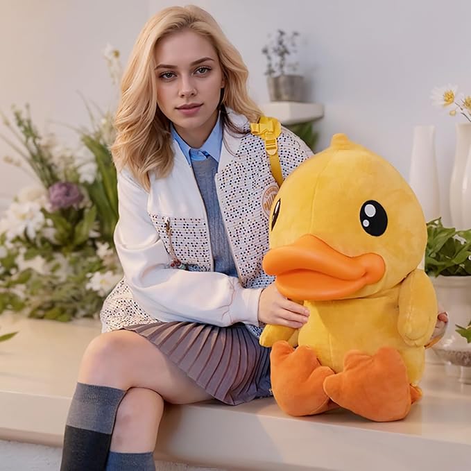 Plush Toy Baby Doll Stuffed Animal 22 Inches, 56 cm [Skin-Friendly & Comfortable] Unique 3D Duckbill Design, Plush Kids Toys Gift for Boys and Girls of All Ages