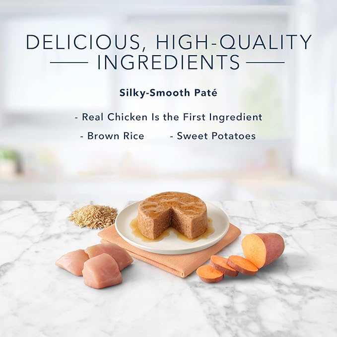 Blue Buffalo Tastefuls Natural Pate Wet Cat Food, Chicken Entrée 5.5-oz cans (Pack of 24)