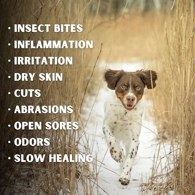 Dr. Connie's Natural Solutions Wound Repair & Care for Sporting Dogs | Veterinarian Formulated Skin Care Solution | Promotes & Enhances Skin Healing