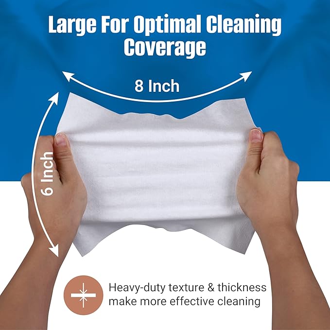 Pet Wipes for Dogs 100Pcs/1Pack – Unscented Dog Wipes with Vitamin E, Chamomile – Gentle Cat Wipes Ideal for Muddy Paws, Face, Dog Eye Wipes, Dog Ear Wipes – Resealable Lid Butt Wipes