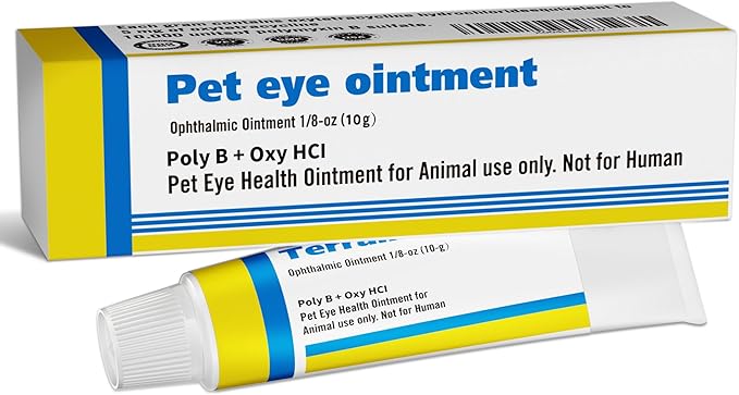 Pet Eye Health for Dogs, Cats, Cattle, Sheep, Horses, Birds and Puppies, Kitten - 1 Tube 0.35 oz /10g