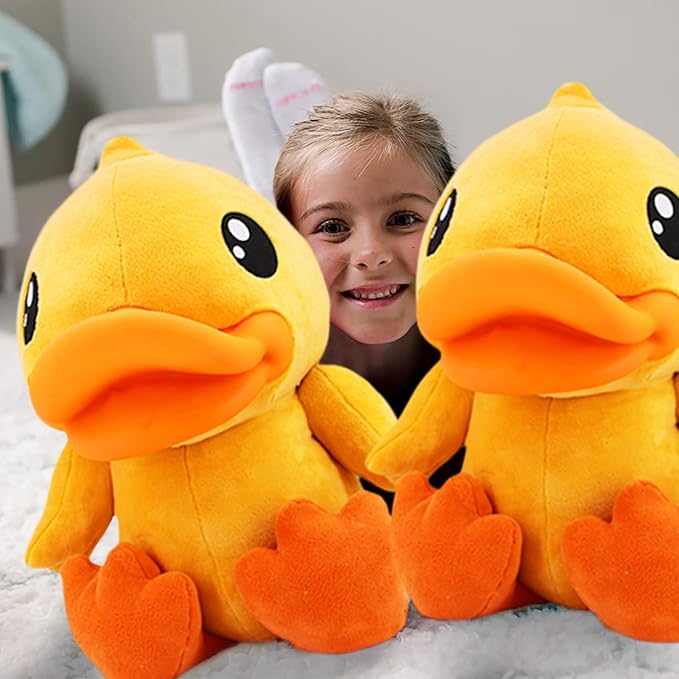 Plush Toy Baby Doll Stuffed Animal 22 Inches, 56 cm [Skin-Friendly & Comfortable] Unique 3D Duckbill Design, Plush Kids Toys Gift for Boys and Girls of All Ages