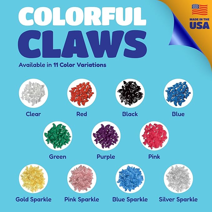 Soft Claws Cat Nail Caps for Small Cats – (40 Caps, Black) - Made in USA - Veterinarian-Developed, Non-Toxic | Protects Furniture & Skin - Easy to Apply, Long-Lasting Anti-Scratch Soft Cat Claw Covers