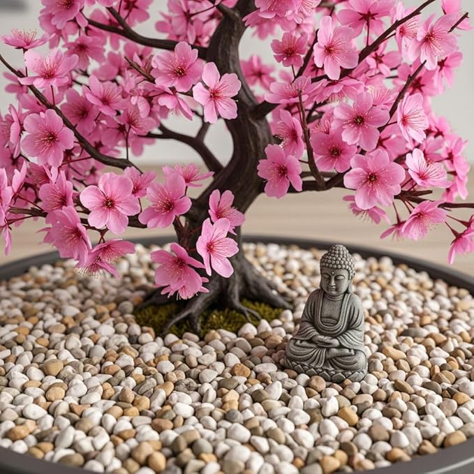 32 oz Jug of Multicolor Cream Pea Gravel, ⅛ - ½ inch Size, for Indoor Outdoor Decor, vase Filler, Candles, Art, Crafts, Aquariums, Fairy Gardens, planters, tablescapes, terrariums