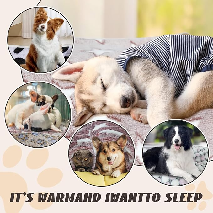 6 Pcs Washable Guinea Pig Blankets Absorbent Small Animal Fleece Bedding Cage Liners Reusable Pet Pee Pad Sleep Mat Pad Cover for Hamster Ferret Rabbit Chinchilla Hedgehog (24" x 35")