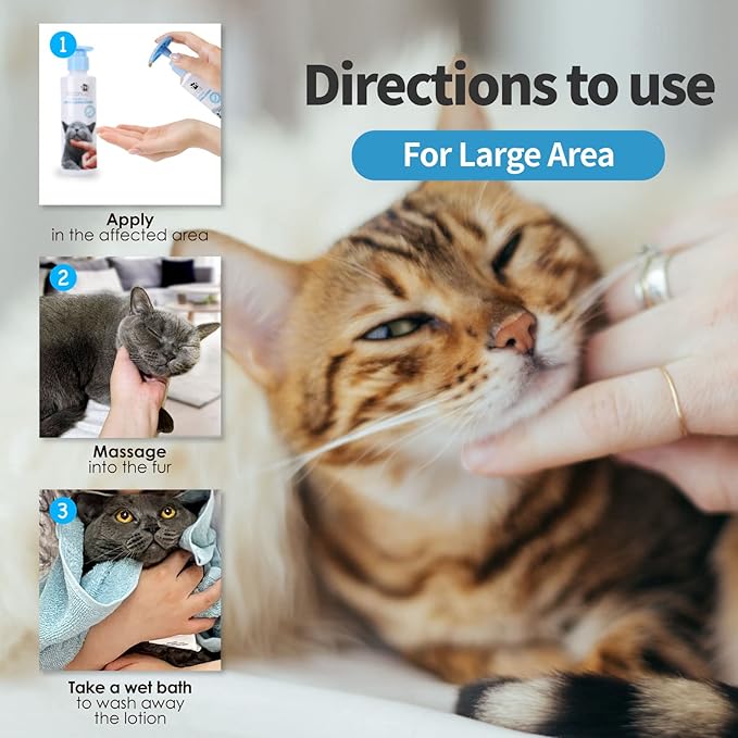 Mooncat Cat Acne Chin Treatment Oil & Cleaner - Feline Chin Acne Care for Blackheads, Kitty Acne, Cat Chin Acne Cleaner, Fast Acting, No-Rinse Ease (Wipe Off), Safe Lickable - 5 fl oz (150ml)