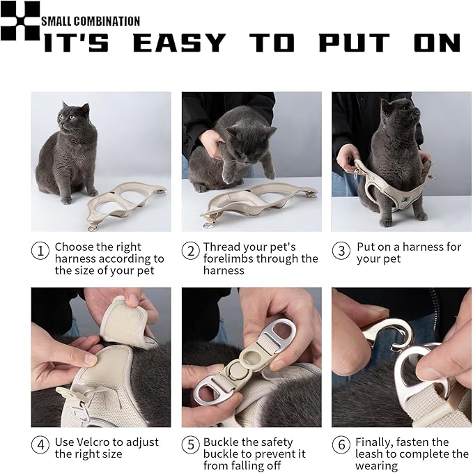 Adjustable Dog Harness with Leash, Reflective Mesh, No-Pull Design，Matching Lead Rope (Lemon Yellow, XXXS)