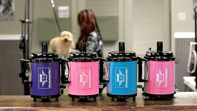 METROVAC AFTD-3: Air Force Commander 2-Speed Dryer - Pink | 4.0 HP | Professional Pet Grooming Blower | Made in USA