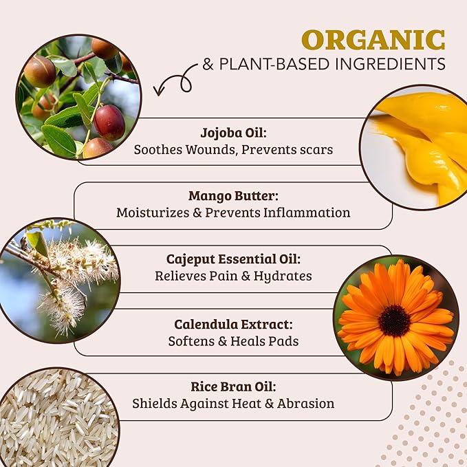 Natural Dog Company PawTection Balm for Dogs, Dog Paw Protector, Moisturizing Dog Paw Balm for Dry, Cracked Pad, Protects Paw from Extreme Weather, Paw Lotion for Allergies & Itching (4 oz Tin)