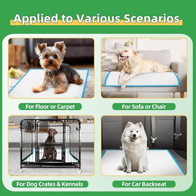 Dog Pads Extra Large 30"x36", 30-Count XXL Puppy Pads, Super Absorbent Pee Pads for Dogs, Disposable Bed Pads for Doggies, Puppies, Thicker X-Large Incontinence Pads for Dogs, Cats, Rabbits