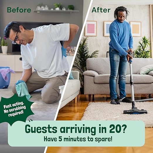 Sunny & Honey Carpet Deodorizer Powder - 20 Oz, Spring Mint - Odor Eliminator & Rug Freshener Powder for Pets & Kids