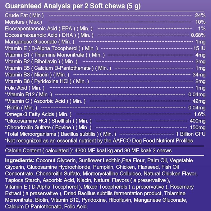 Premium Probiotics for Dogs with Digestive Enzymes & Fiber | Duck Flavor Soft Chews for Itchy Skin, Ear Health, Gut & Immune Support (120 Chews Pumpkin)