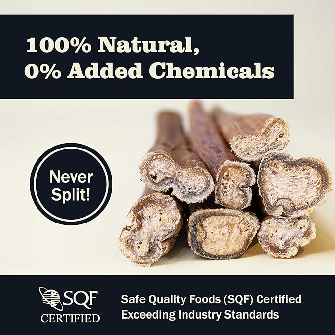 Redbarn Pet Products All Natural 8-12" Bully Sticks for Medium/Large Dogs - Healthy Long Lasting Chews Variety Party Pack - 100% Beef Single Ingredient Low Odor Rawhide Free - 1lb - Packaging May Vary